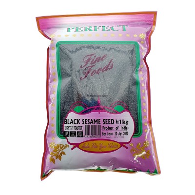 Perfect Fine Foods Black Sesame Seed (Light Toasted) 1kg